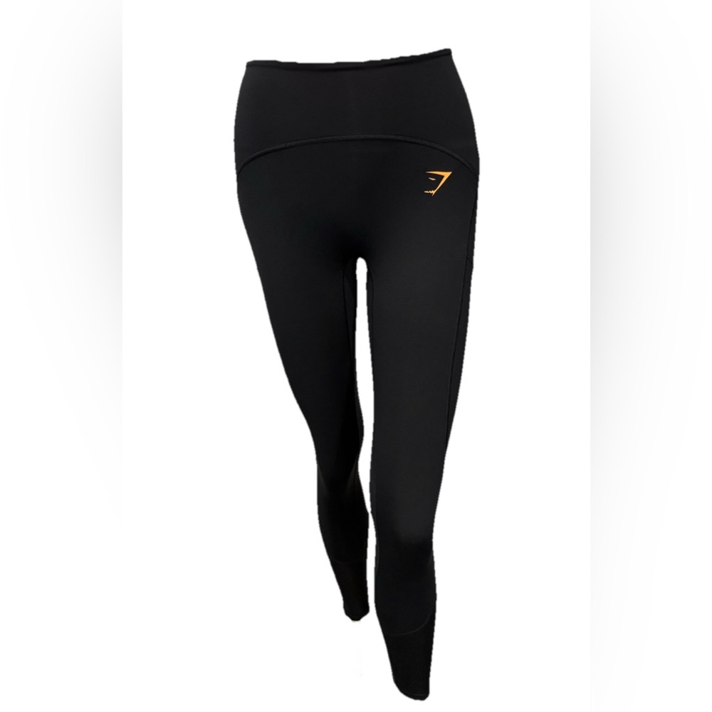 Gymshark Black High Rise Leggings Small Compression Workout Athletic